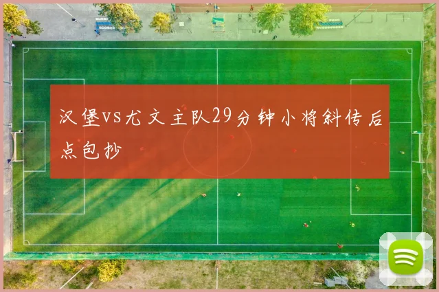 汉堡vs尤文主队29分钟小将斜传后点包抄